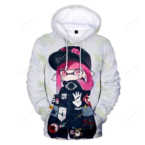 Splatoon 3d All Over Print Hoodie Zip-up Hoodie-trungten-womg8