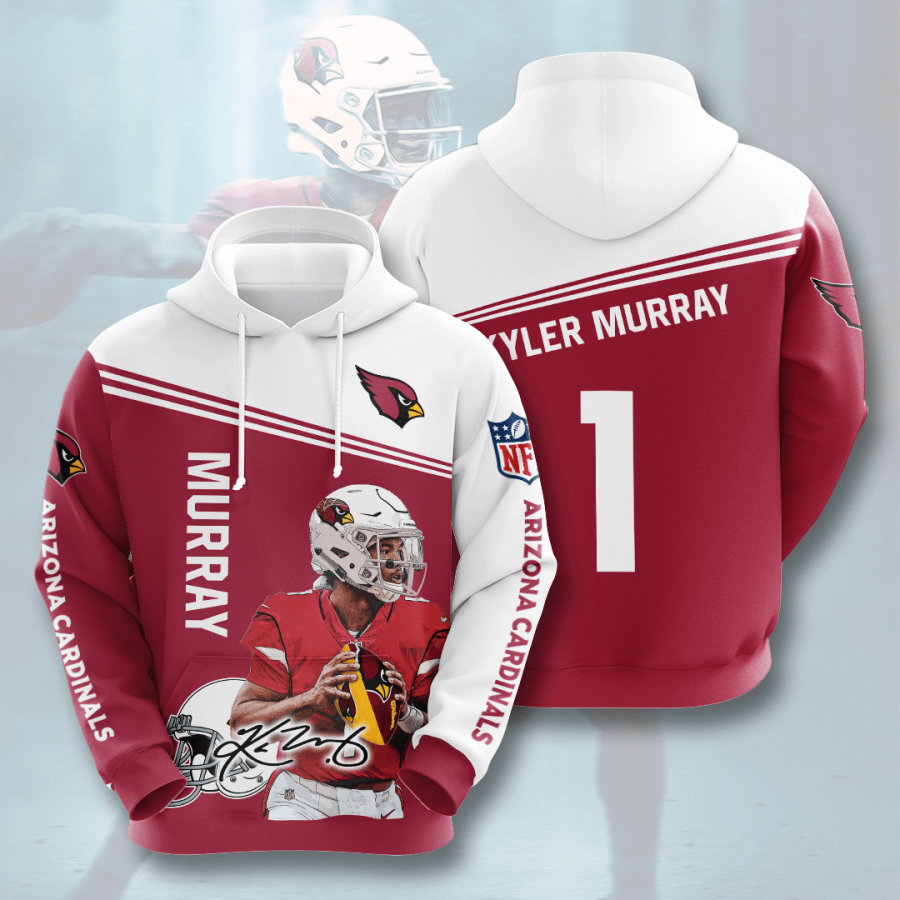 Arizona Cardinals Kyler Murray Hoodie 2020 3d Style All Over Hoodies Hoodie 3d Red Size 2xl