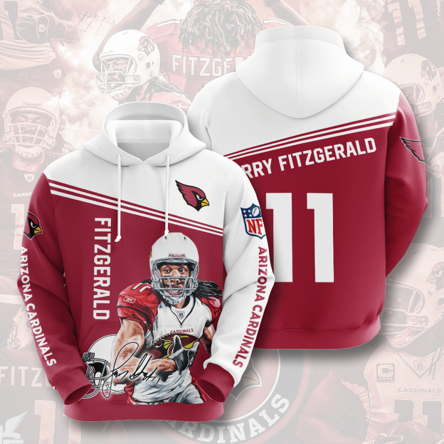 Arizona Cardinals Larry Fitzgerald Hoodie 2020 3d Shirt All Tshirt For Women Hoodie 3d Forest Green Size M