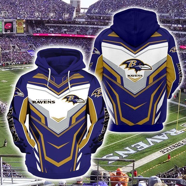 Baltimore Ravens For Fan 3d Full Over Print Hoodie Sweater Tshirt 5xl Sweater Tshirt 5xl