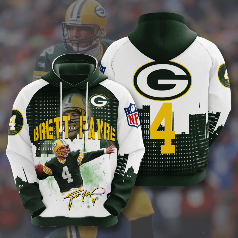 Brett Favre Green Bay Packers 2020 All Over Print Shirt All Tshirts Hoodie 3d Black Size 4xl Vjruc