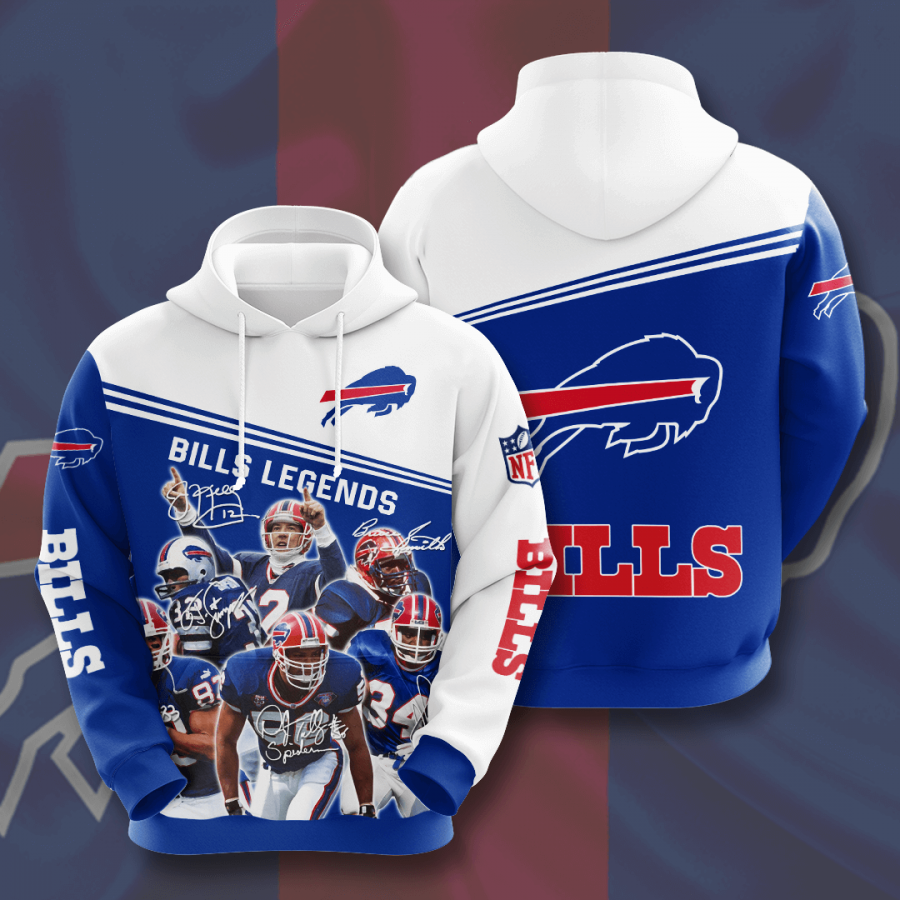 Buffalo Bills Hoodie 2020 3d Shirt All Overprint Funny Tshirt Hoodie 3d Navy Heather Size L