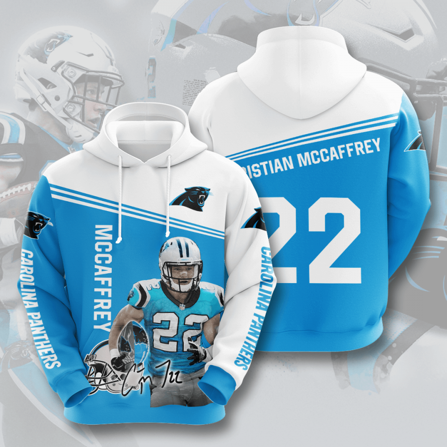 Carolina Panthers Christian Mccaffrey Hoodie 2020 3d Style A Tank Top Hoodie 3d Red Size M