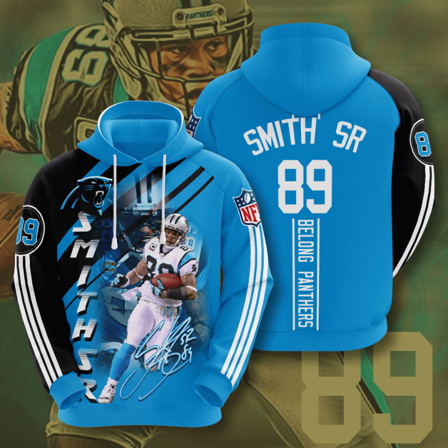 Carolina Panthers Steve Smith Sr 2020 All Over Print Shirt A Bestseller Hoodie 3d Navy Heather Size 3xl