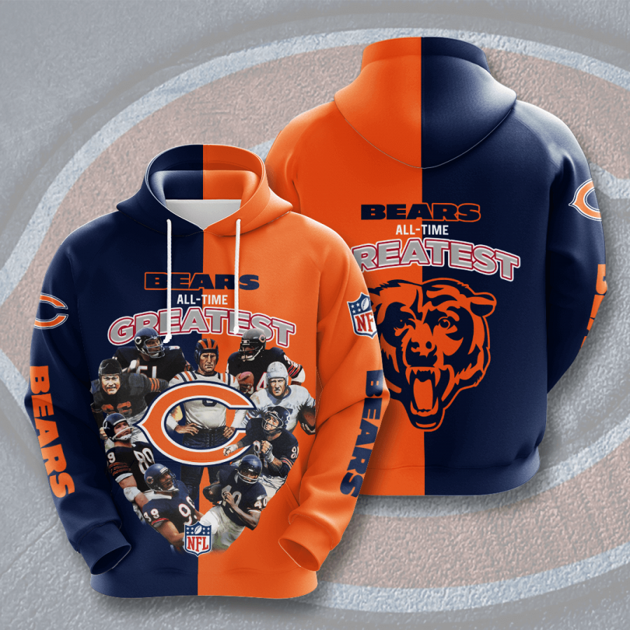 Chicago Bears Nfl 3d Hoodie For Men For Women All Over Printed Hoodie