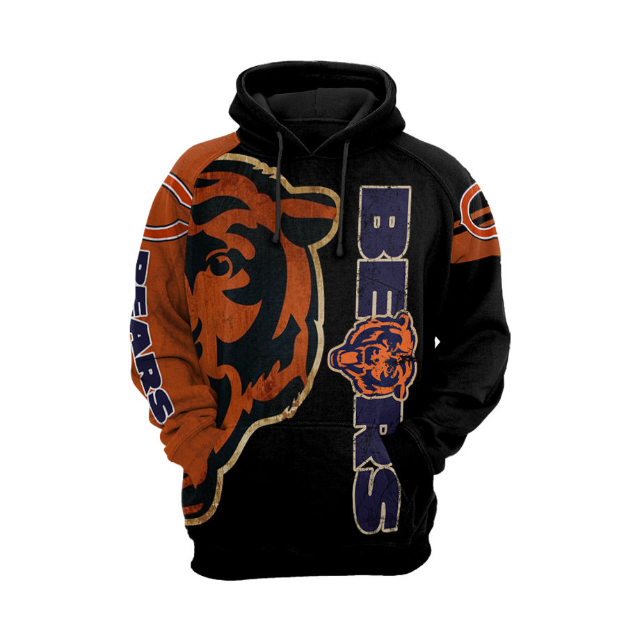 Chicago Bears Nfl Football Tiger 3d Hoodie For Men For Women Chicago Bears All Over Printed Hoodie Chicago Bears 3d Full Printing Shirt