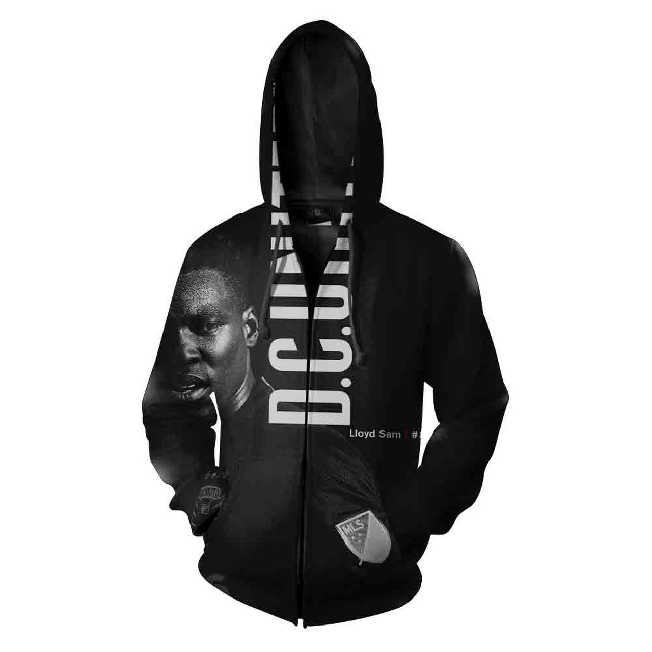 D C United Nfl Football Classic Men And Women 3d Full Printing Pullover Zip Hoodie And Hoodie D C United 3d Full Printing Hoodie Shirt