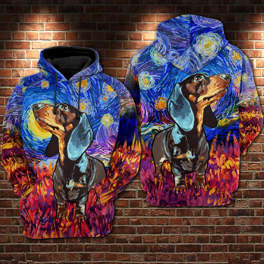 Dachshund Nfl Football Colorful 3d Hoodie For Men For Women Dachshund All Over Printed Hoodie Dachshund 3d Full Printing Shirt