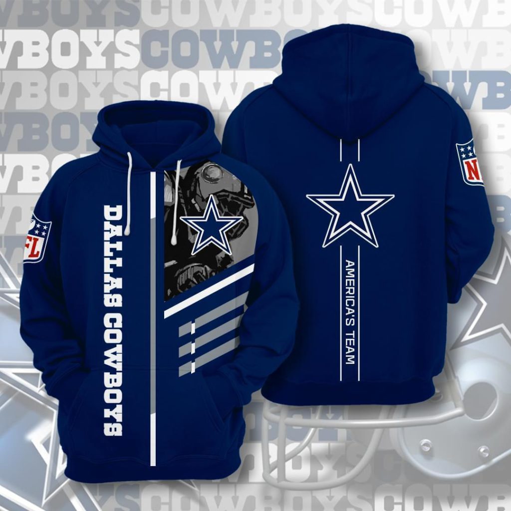 Dallas Cowboys Nfl Americas Tean 3d Print Shirt Tshirt Hoodie Zip Hoodie Sweater 82yez