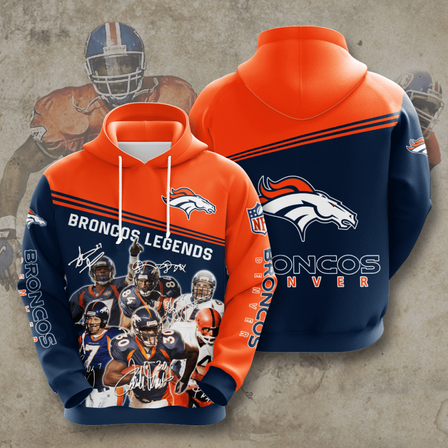 Denver Broncos Hoodie 2020 All Over Print Shirt All Overprin Tshirt For Women Hoodie 3d Forest Green Size 3xl