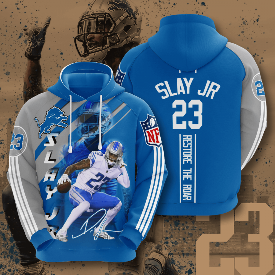 Detroit Lions Darius Slay Jr 2020 3d Shirt All Overprint Tank Top Hoodie 3d Red Size M