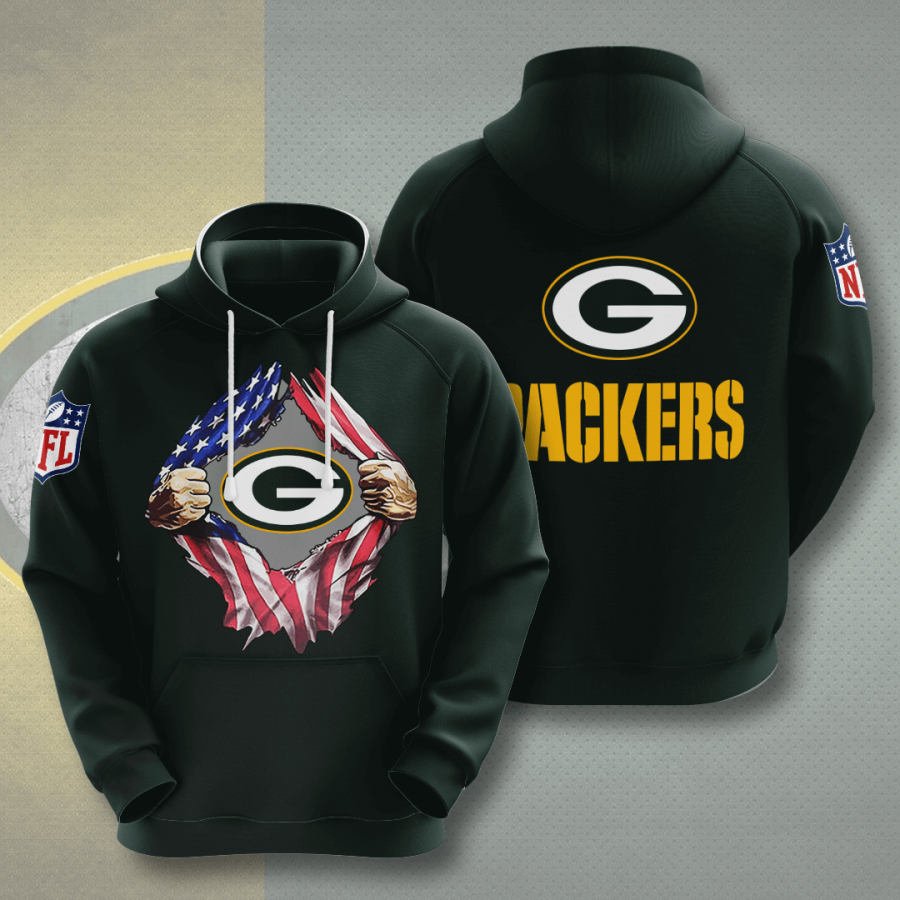 Green Bay Packers Hoodie 2020 All Over Print Shirt All Overp Unisex Hoodie 3d Royal Size X