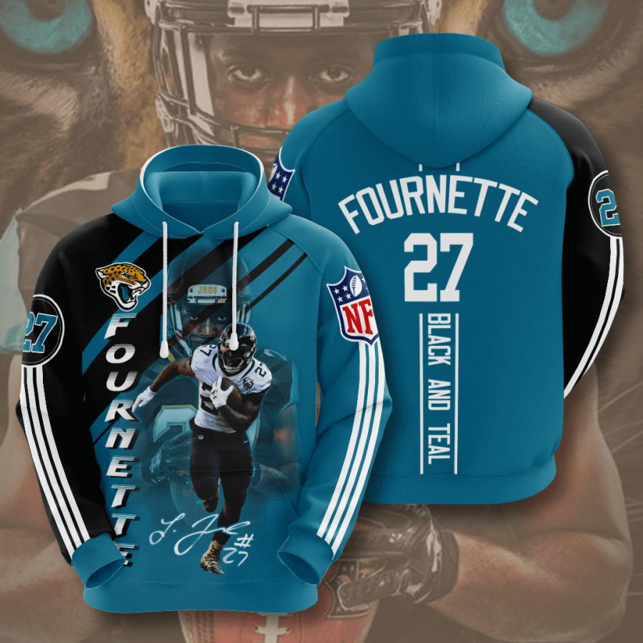 Jacksonville Jaguars Leonard Fournette 2020 All Over Print S Shirts Hoodie 3d Black Size 4xl