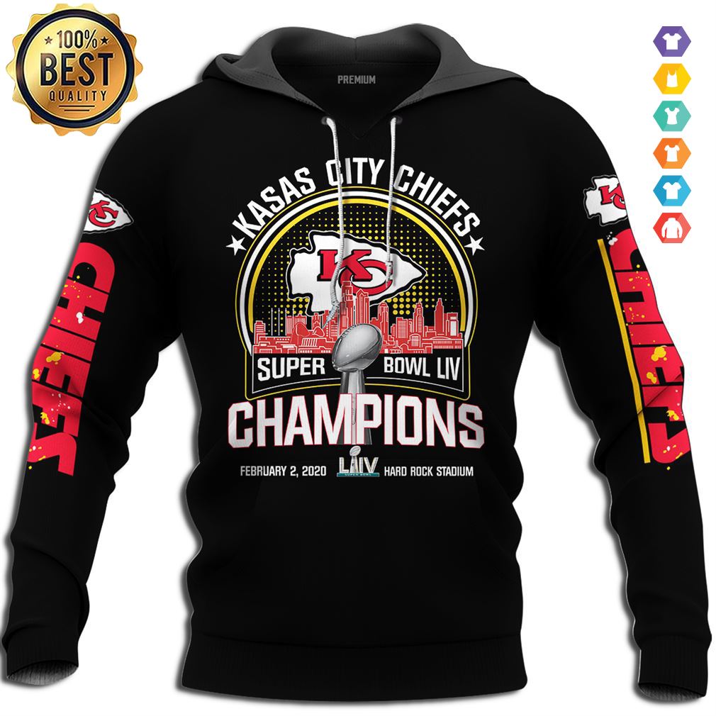 Kansas City Chiefs Nfl 2020 Super Bowl Liv Champions Tshirt Tshirt For Men Hoodie 3d Forest Green Size 4xl