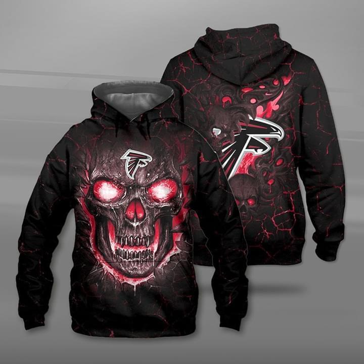 Lava Skull Atlanta Falcons 3d Full Over Print Hoodie Sweater Tshirt 5xl Sweater Tshirt 5xl