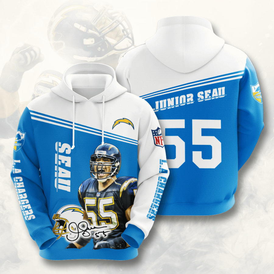 Los Angeles Chargers Junior Seau Hoodie 2020 3d Shirt All Ov Tank Top Hoodie 3d Red Size 3xl