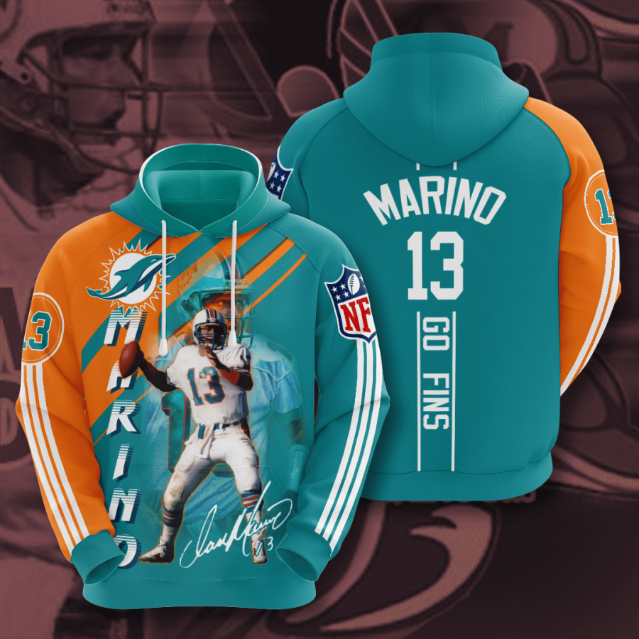 Marino Miami Dolphins Nfl 3d Hoodie Marino Miami Dolphins All Over Print 3d Hoodie Marino Miami Dolphins All Over Print 3d T-shirt