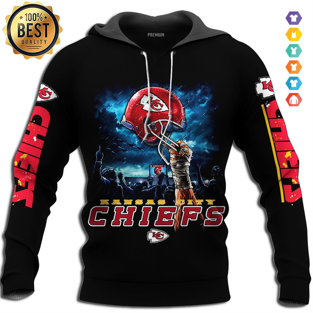 Mens Kansas City Chiefs 2020 Super Bowl Champions Go Chiefs Hoodies Hoodie 3d Red Size M