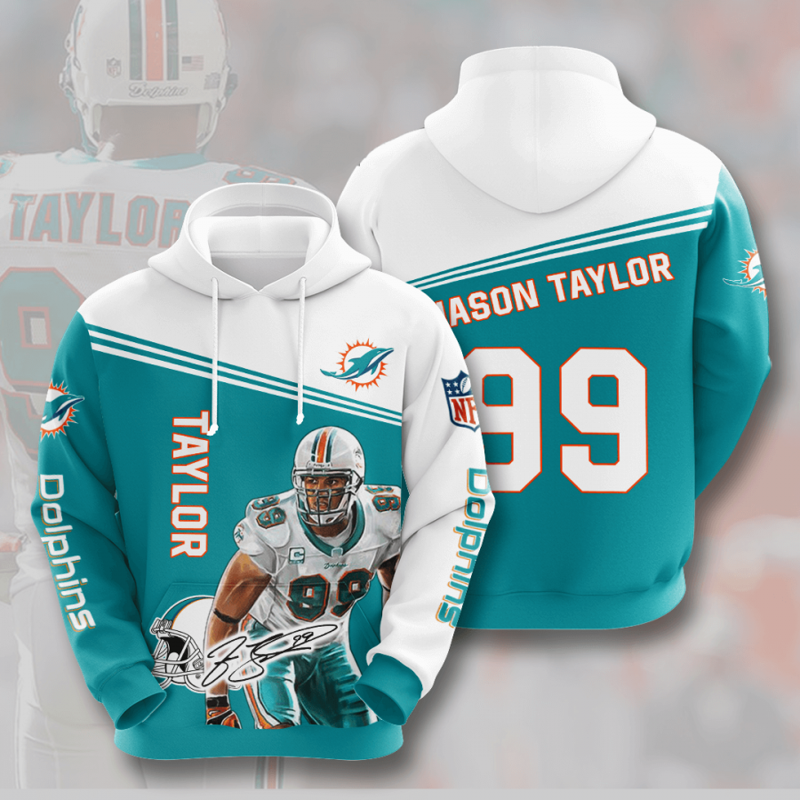 Miami Dolphins Jason Taylor Hoodie 2020 3d Shirt All Overpri Hoodie Hoodie 3d Red Size 3xl