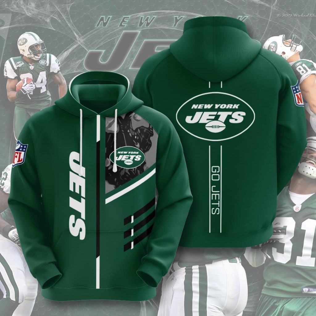 New York Jets Nfl Go Jets 3d Full Over Print Hoodie Sweater Tshirt 5xl Sweater Tshirt