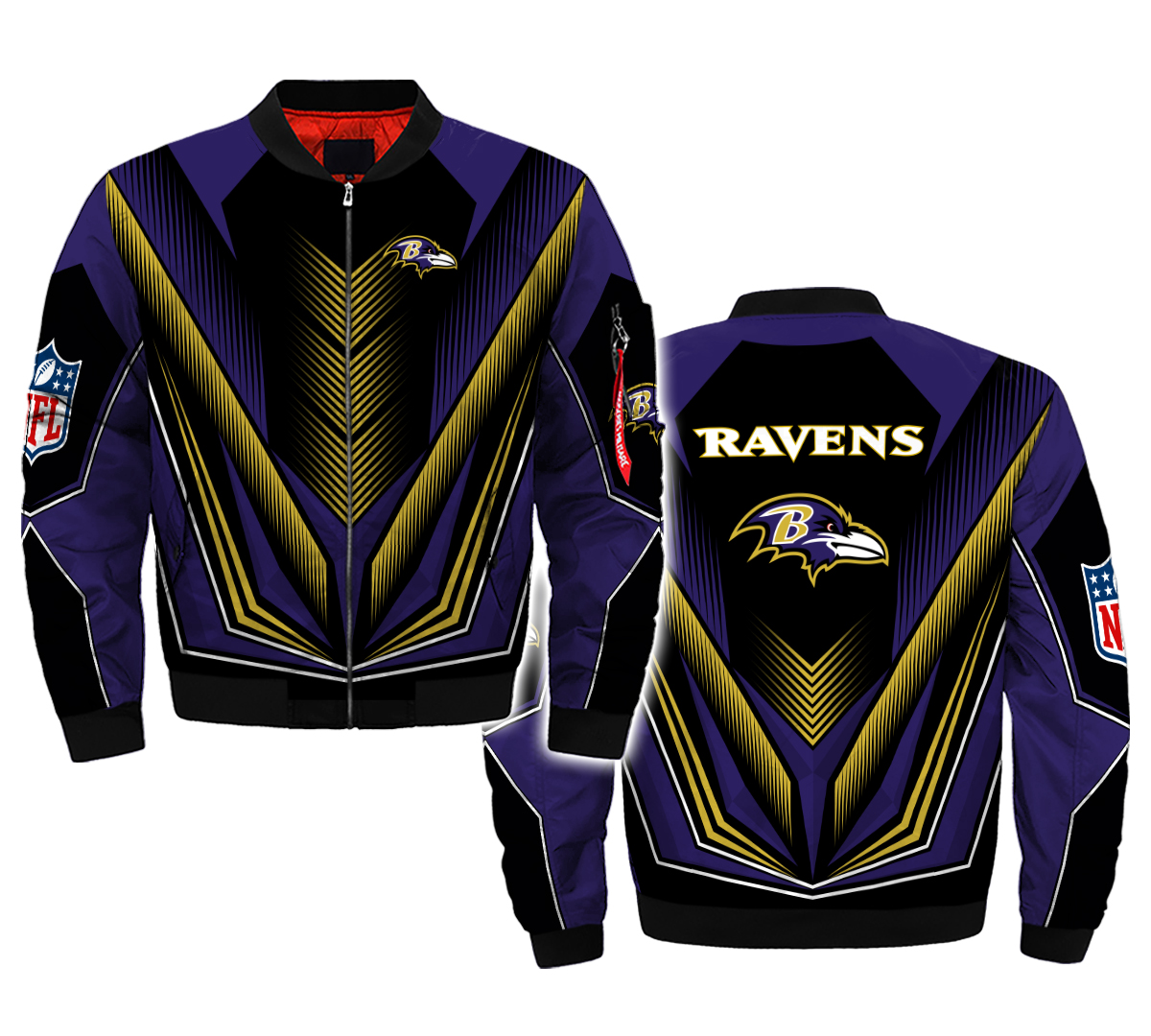 baltimore ravens bomber jacket