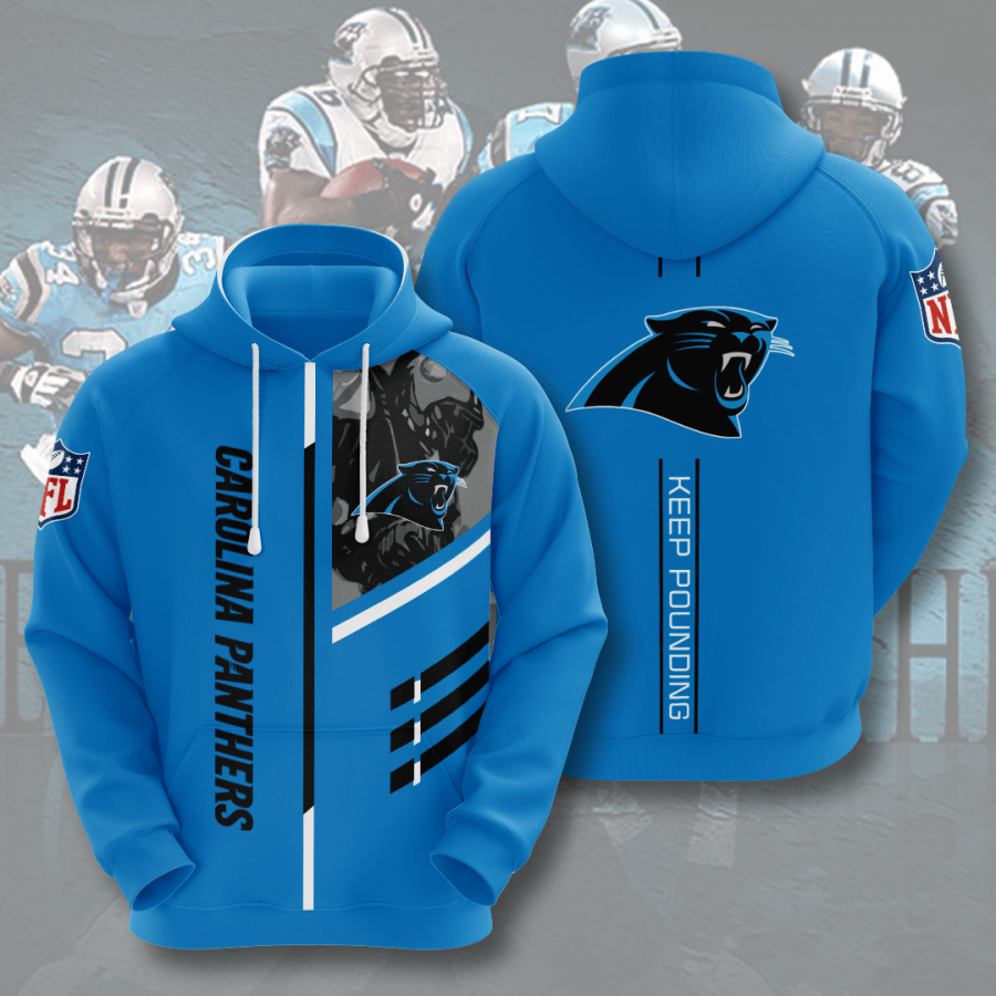 Nfl Carolina Panthers 3d Hoodie Custom Printing Team Color Plus Size Up To 5xl Pktk4