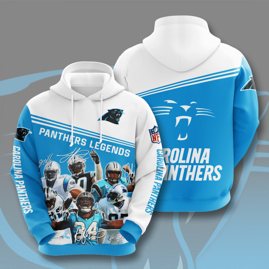 Nfl Carolina Panthers 3d Hoodie Custom Printing Team Color Plus Size Up To 5xl Z8wfk