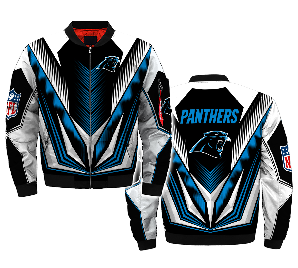 Nfl Carolina Panthers Bomber Jacket Hoodie For Fan Newest Design 3d Bomber Jacket For Men For Women Bomber Jacket All Over 3d Printed