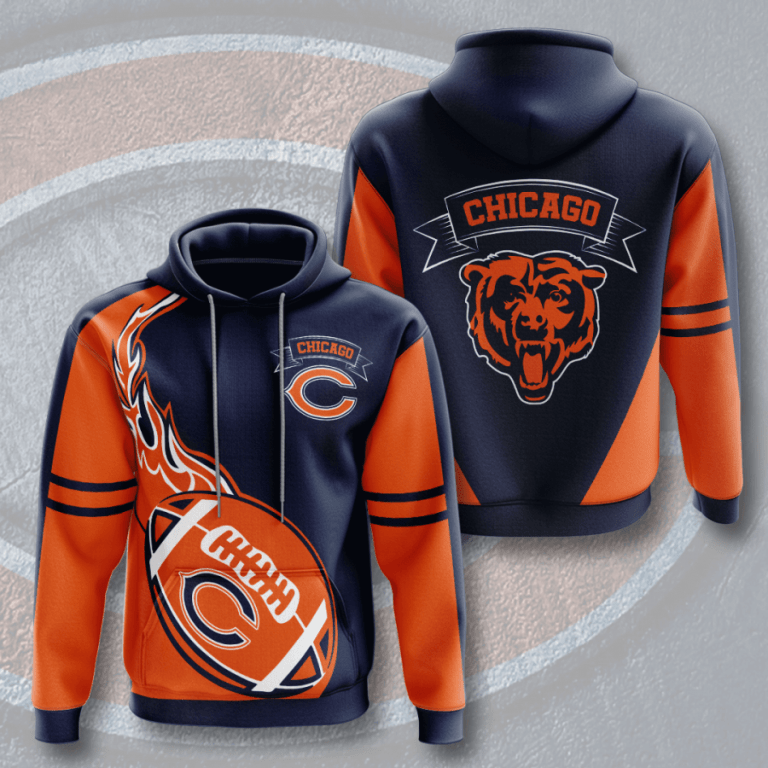 Nfl Chicago Bears 3d Hoodie For Men For Women All Over Printed Hoodie 1ycze