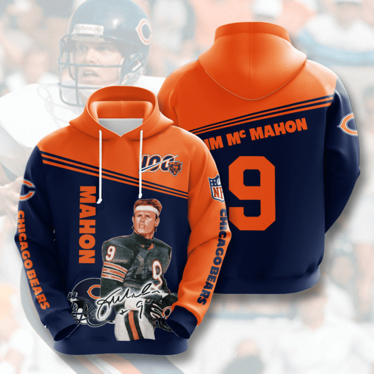 Nfl Chicago Bears 3d Hoodie For Men For Women All Over Printed Hoodie G18zd