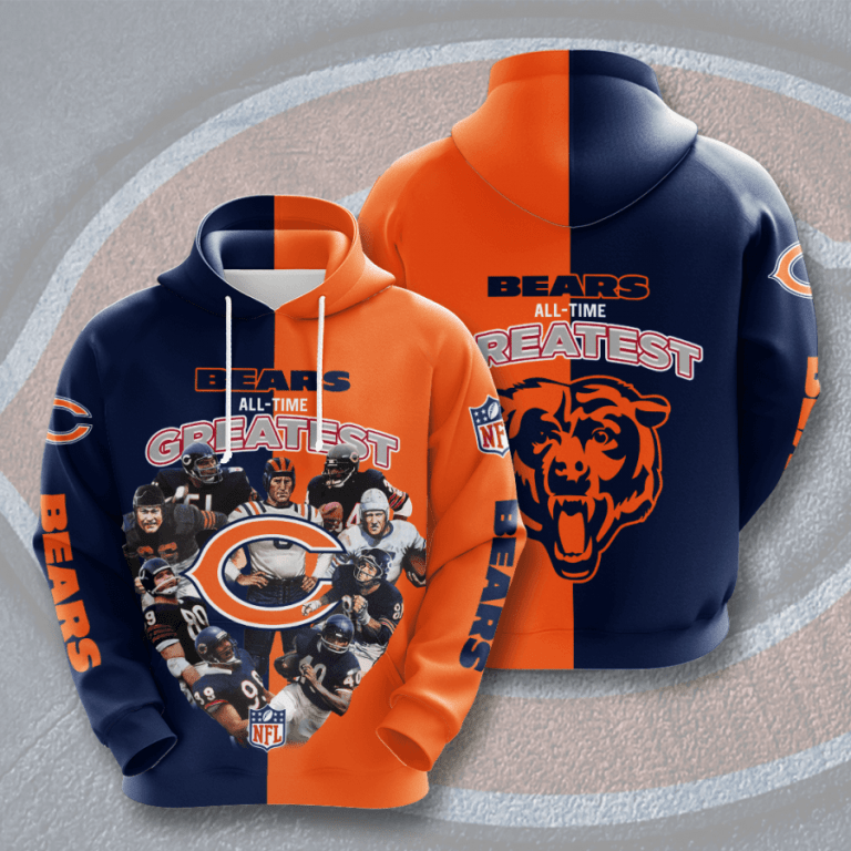 Nfl Chicago Bears 3d Hoodie For Men For Women All Over Printed Hoodie Xp3ht