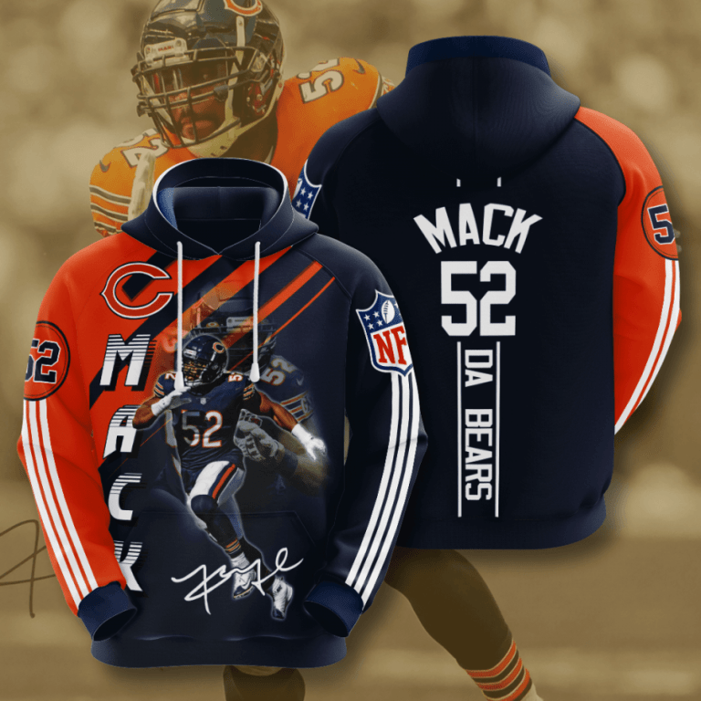 Nfl Chicago Bears 3d Hoodie For Men For Women All Over Printed Hoodie