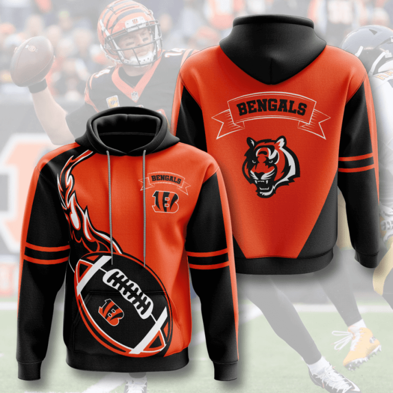 Nfl Cincinnati Bengals 3d Hoodie For Men For Women All Over Printed Hoodie 1r7uc