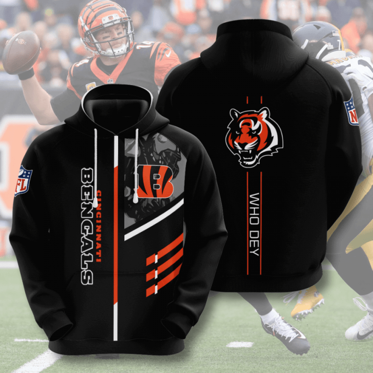 Nfl Cincinnati Bengals 3d Hoodie For Men For Women All Over Printed Hoodie X97jz