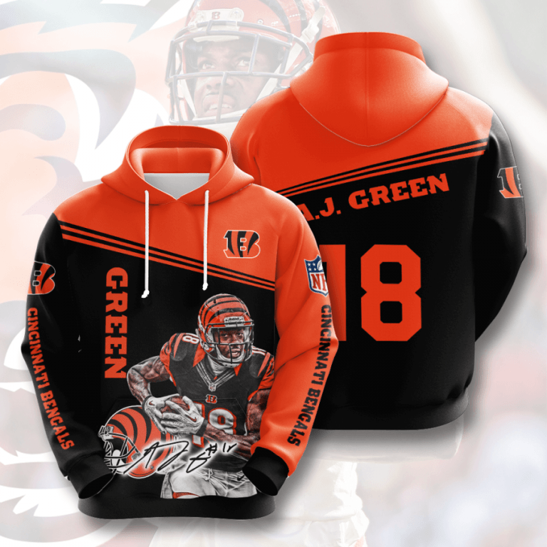 Nfl Cincinnati Bengals 3d Hoodie For Men For Women All Over Printed Hoodie