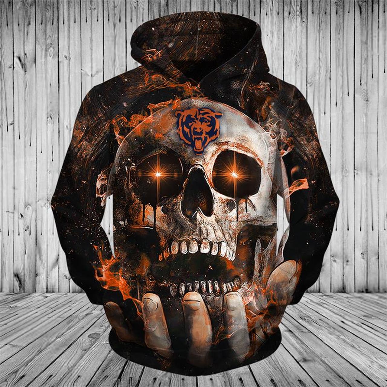 Nfl Cincinnati Bengals Skull Men And Women 3d Full Printing Hoodie Zip Hoodie Cincinnati Bengals 3d Full Printing Shirt 701l3