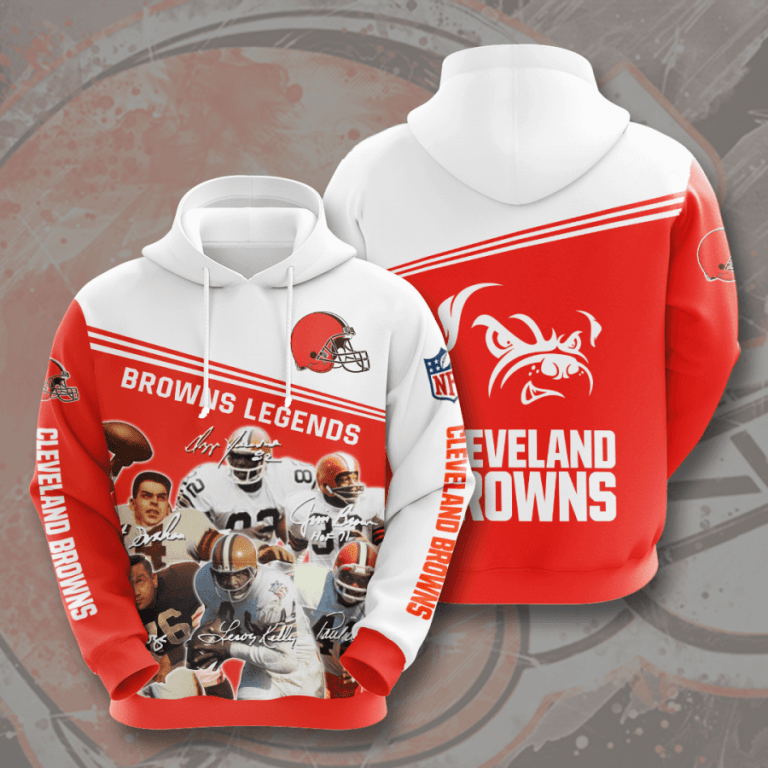 Nfl Cleveland Browns 3d Hoodie For Men For Women All Over Printed Hoodie Oze2v