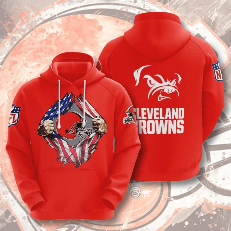 Nfl Cleveland Browns 3d Hoodie For Men For Women All Over Printed Hoodie