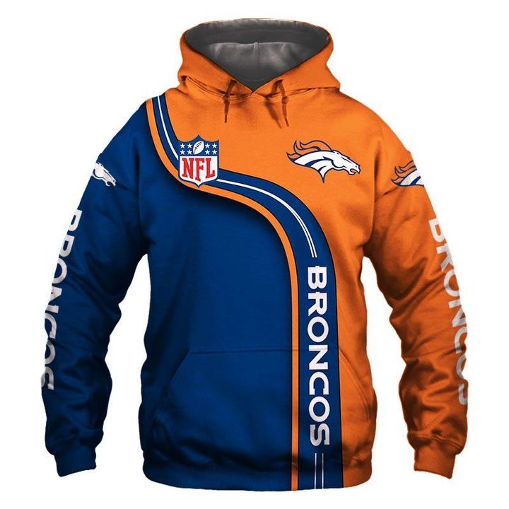 Nfl Denver Broncos 2020 Pullover And Zippered Hoodies Custom 3d Graphic Printed 3d Hoodie For Men For Women 13z74