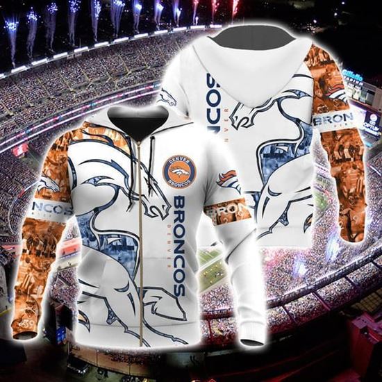 Nfl Denver Broncos 2020 Pullover And Zippered Hoodies Custom 3d Graphic Printed 3d Hoodie For Men For Women 1vobe