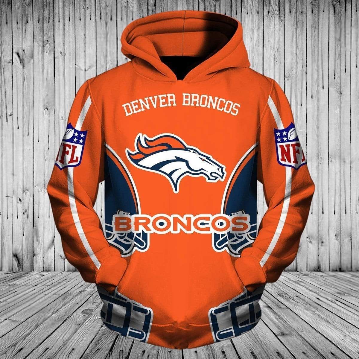 Nfl Denver Broncos 2020 Pullover And Zippered Hoodies Custom 3d Graphic Printed 3d Hoodie For Men For Women T5h3v