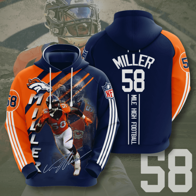 Nfl Denver Broncos 3d Hoodie For Men For Women All Over Printed Hoodie Ja2d3