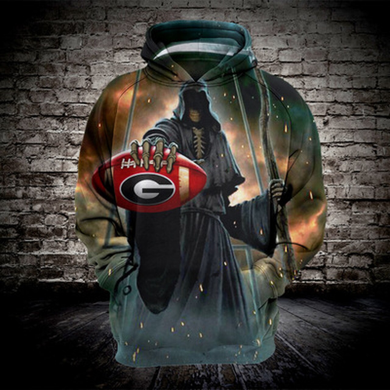 Nfl Green Bay Packers Grim Reaper Men And Women 3d Full Printing Hoodie Zip Hoodie Nfl Green Bay Packers 3d Full Printing Shirt K7ohi