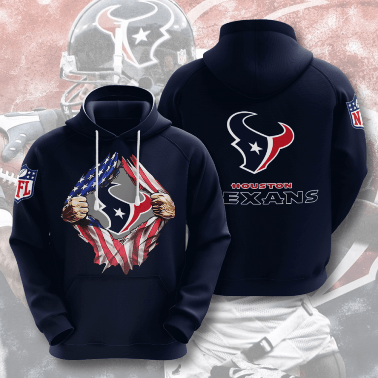 Nfl Houston Texans 3d Hoodie For Men For Women All Over Printed Hoodie