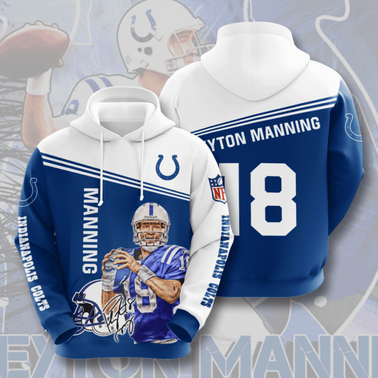 Nfl Indianapolis Colts 3d Hoodie For Men For Women All Over Printed Hoodie 1351g