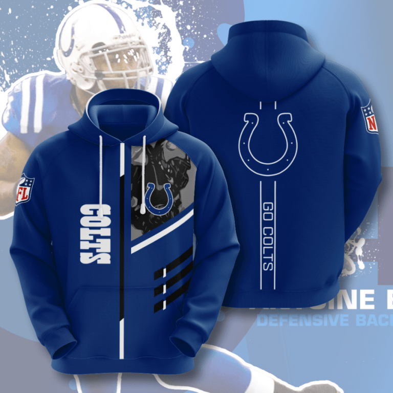 Nfl Indianapolis Colts 3d Hoodie For Men For Women All Over Printed Hoodie 3fh9d