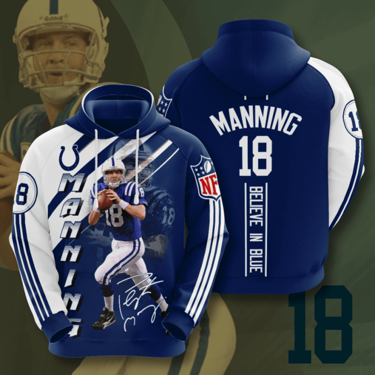 Nfl Indianapolis Colts 3d Hoodie For Men For Women All Over Printed Hoodie Agr9s