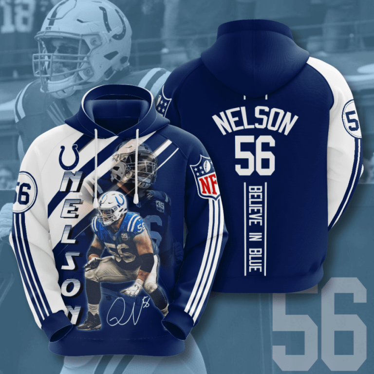 Nfl Indianapolis Colts 3d Hoodie For Men For Women All Over Printed Hoodie D24p0