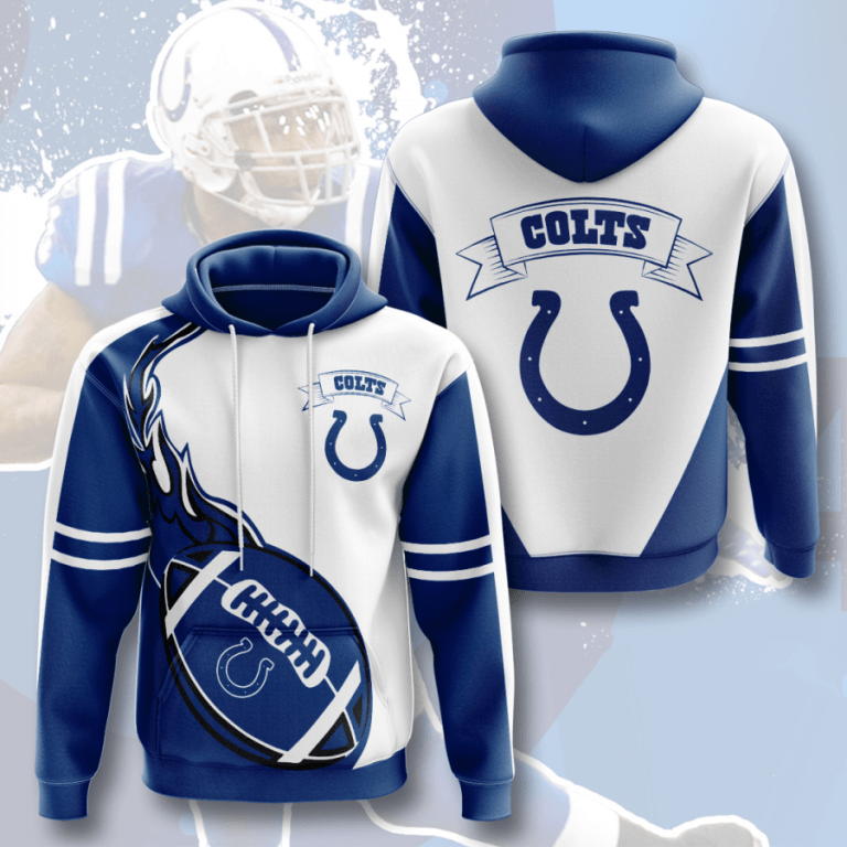 Nfl Indianapolis Colts 3d Hoodie For Men For Women All Over Printed Hoodie I83fw