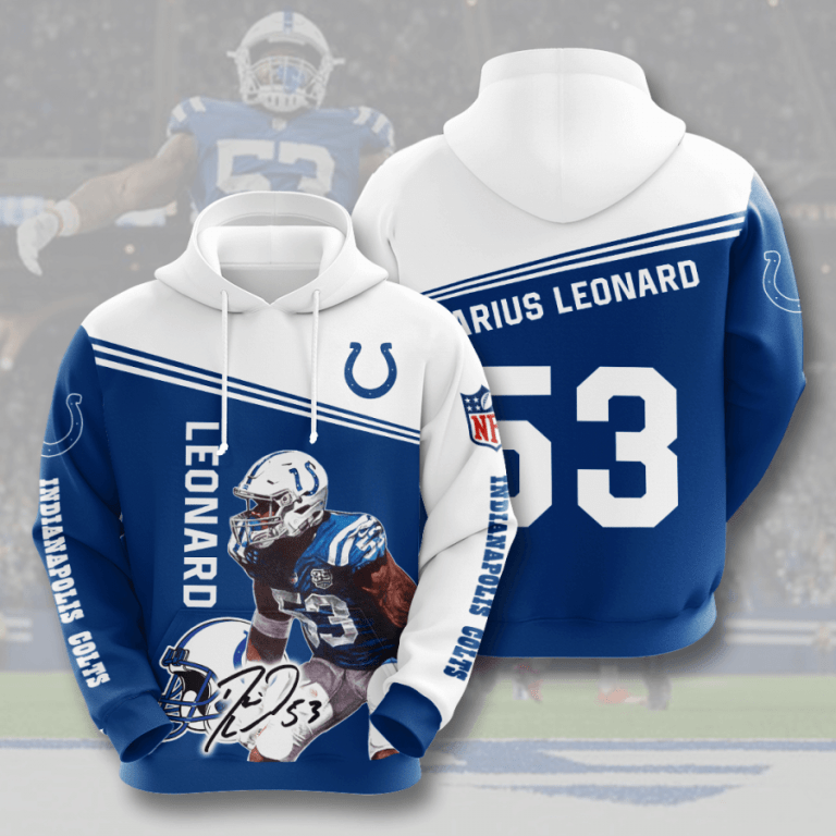 Nfl Indianapolis Colts 3d Hoodie For Men For Women All Over Printed Hoodie Kkpej